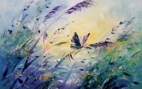 唯美花卉油画|波兰女画家佐渡