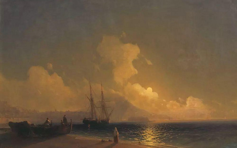 海景油画|伊凡·康斯坦丁诺维奇·艾瓦佐夫斯基