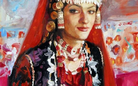 厚重绚丽，刘秉江人物肖像作品