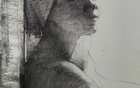 他素描讲究形也讲究意 有写实的笔触也有风格化的涂抹