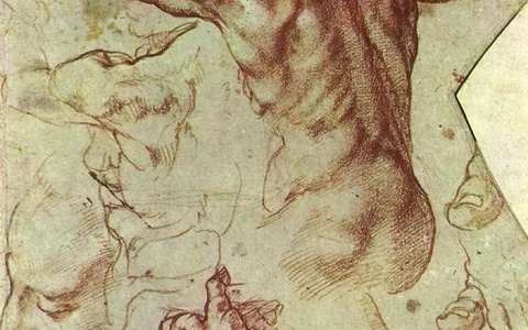 米开朗基罗素描-大师素描作品