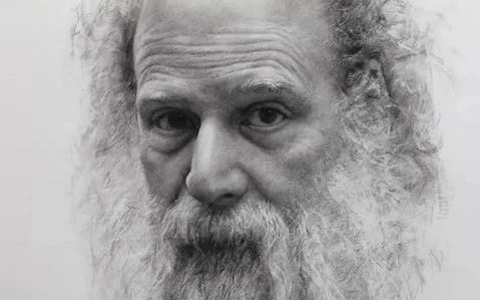 古典绘画技巧，古巴画家塞萨尔·桑托斯素描作品