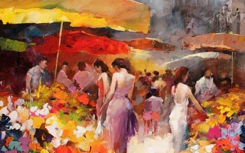 他把市井生活、街景和舞者等，画得浪漫至极！