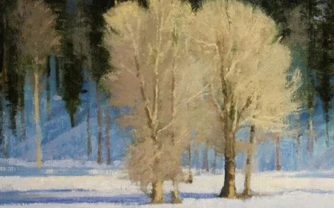 风景画中空间感的表达，美国画家珊娜·昆兹作品