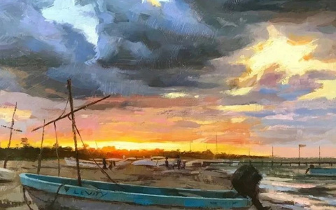 当代表现主义，美国画家安特万·拉马尔油画欣赏！