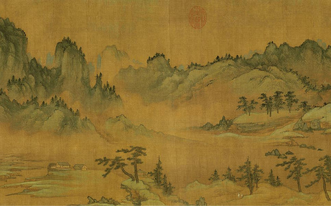 明代 商琦《春山图卷》高清下载