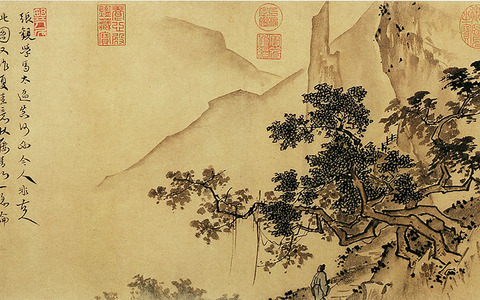 明代 张观 《山林清趣图》高清下载