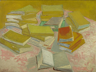 文森特·梵高《成堆的法国小说》绘画赏析