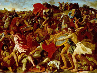 巴洛克艺术战争—《约书亚的胜利》普桑高清绘画下载