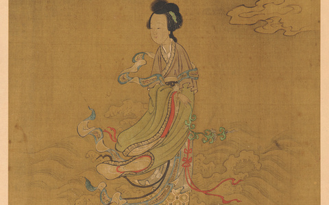 纤丽之美—《观音图》周文矩高清绘画下载